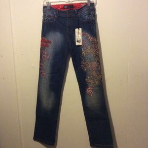 PLATINUM PLUSH WOMENS JEANS gemed